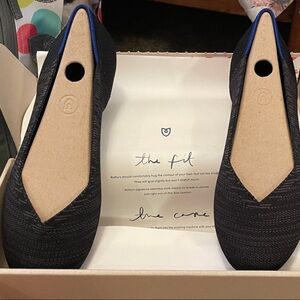 Rothy's Black and Blue Flats